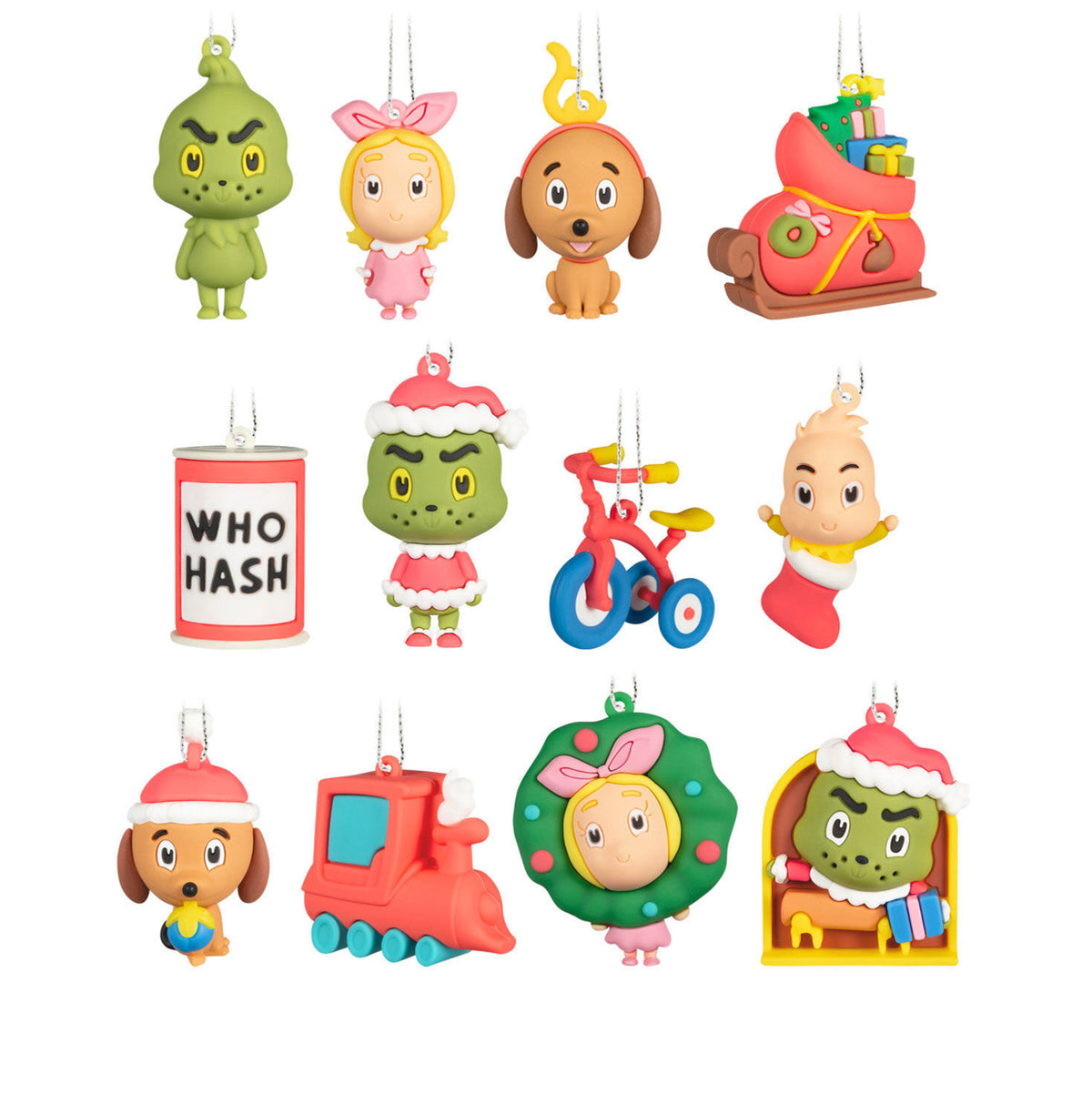 Dr. Seuss's How the Grinch Stole Christmas!™ Hallmark Countdown Calendar Box With 12 Mini Ornaments