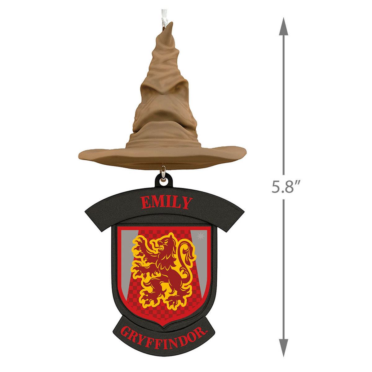 Harry Potter™ Sorting Hat Personalized Text Ornament, Gryffindor™