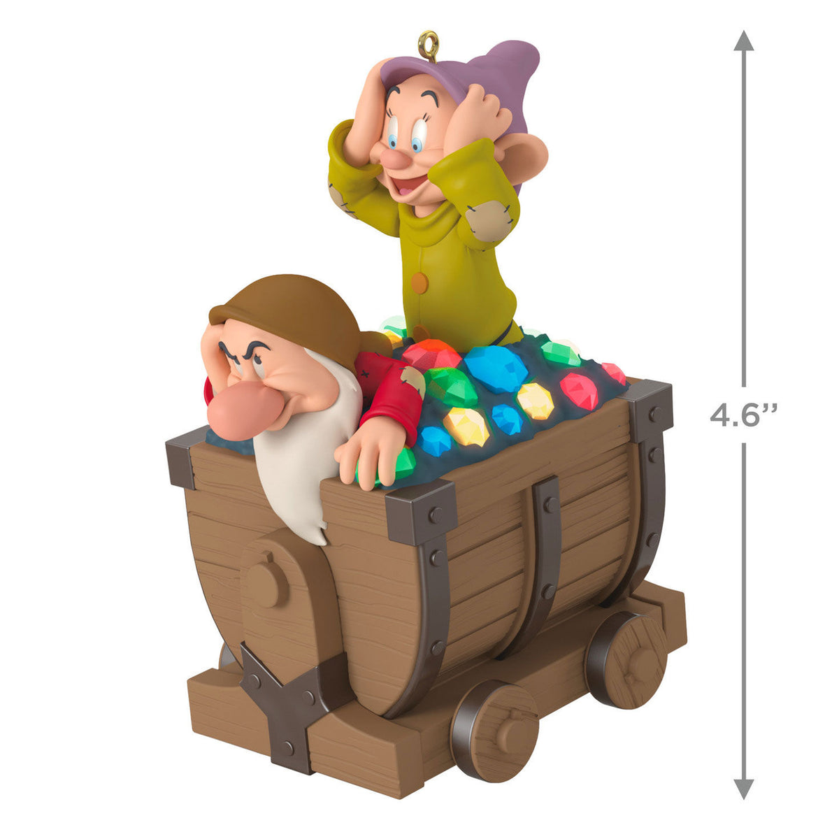 Disney Snow White and the Seven Dwarfs Off We Go! Musical Ornament With Light