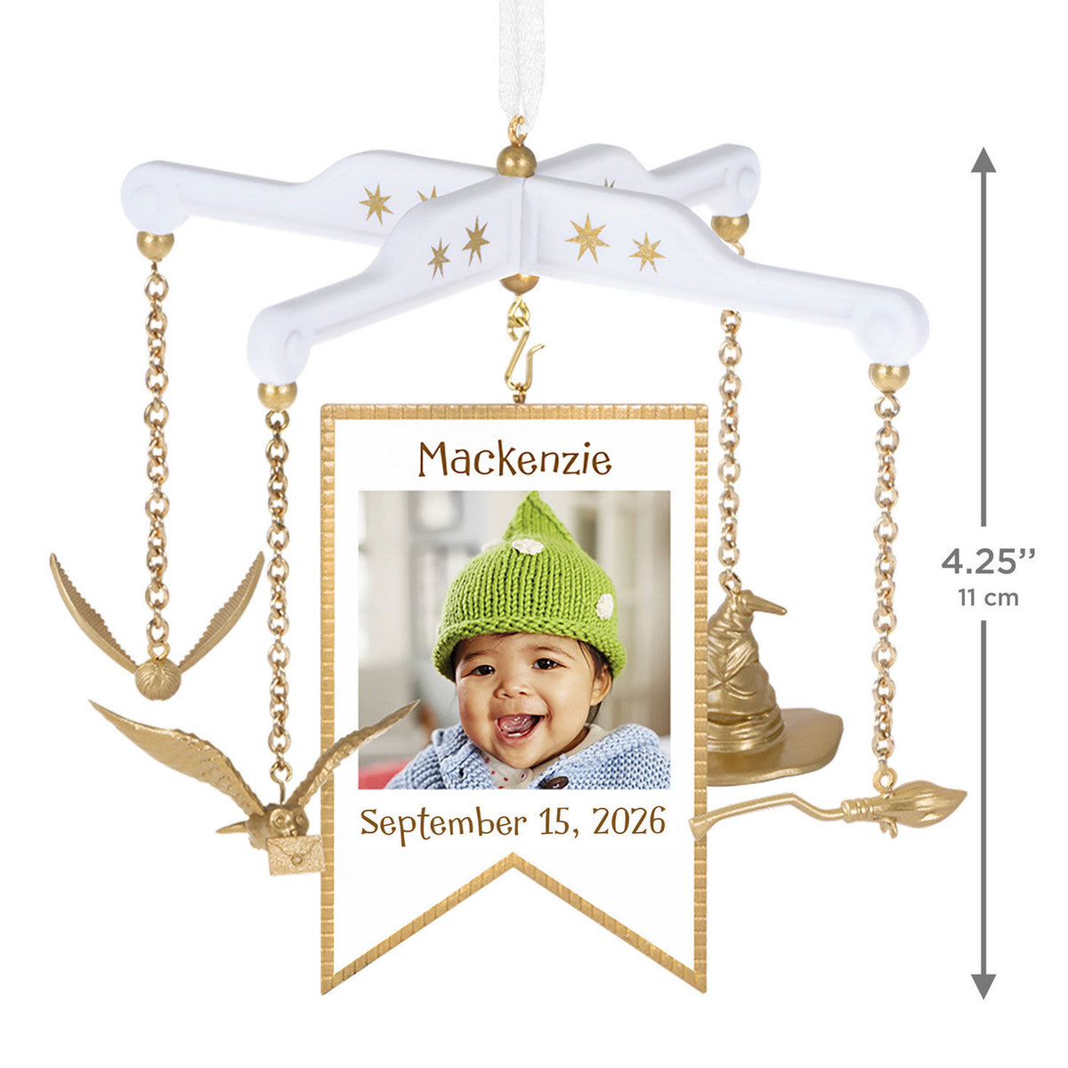 Harry Potter™ Baby Mobile Personalized Ornament, Custom Photo and Text