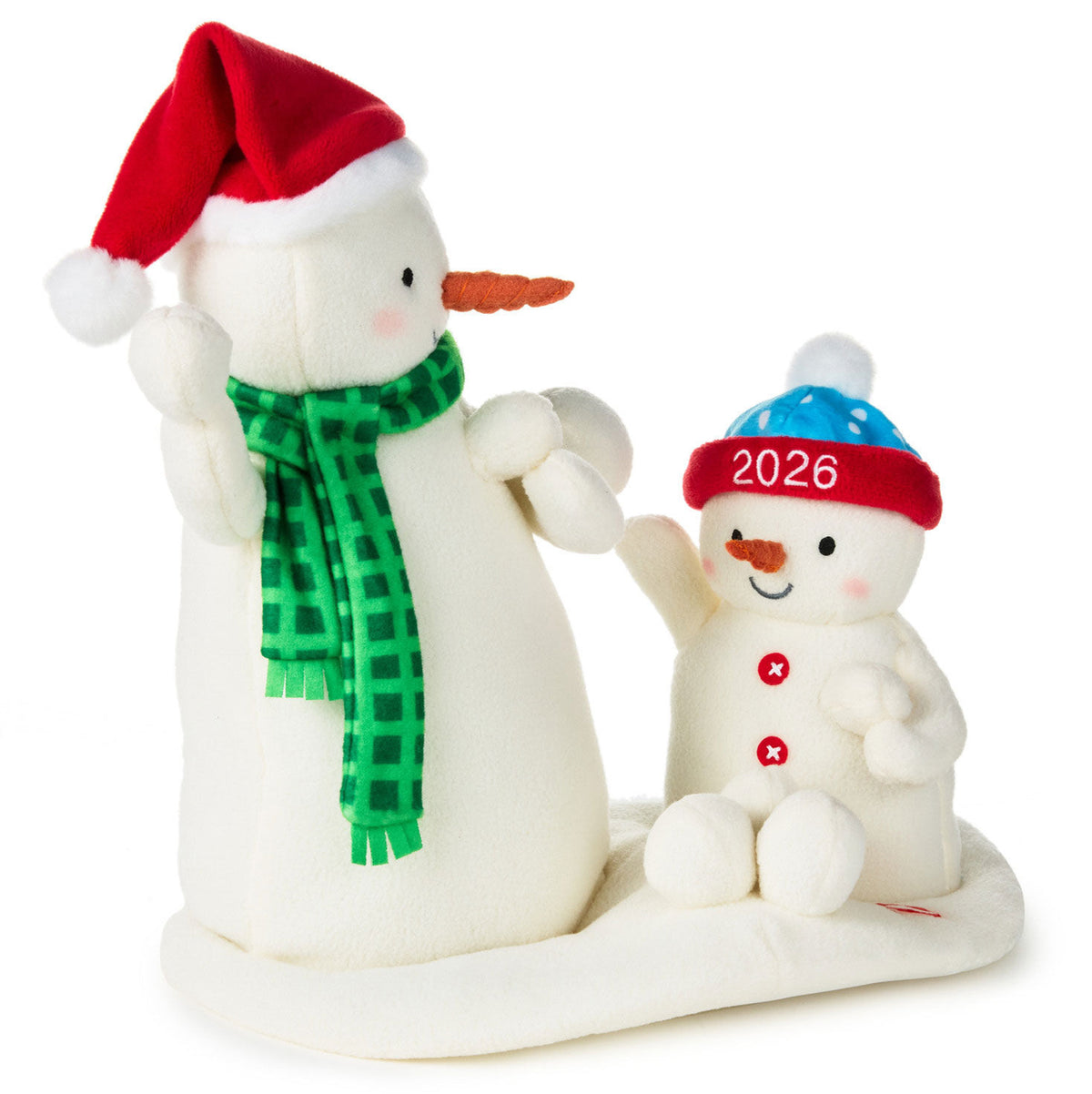 Snowball Fight! Musical Snowmen Plush With Motion, 10"
