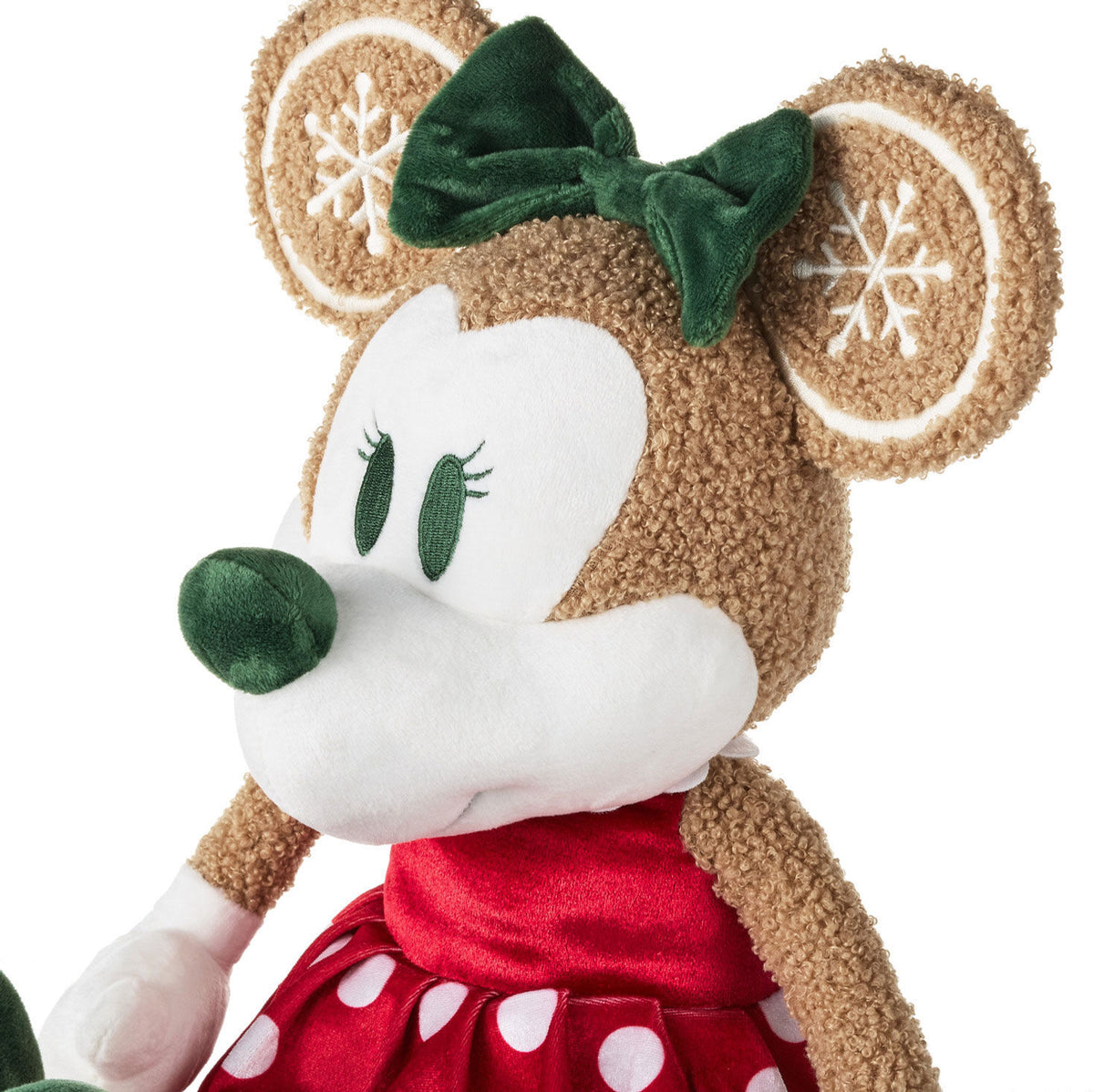 Disney Minnie Mouse Gingerbread Plush With Sound, 11"