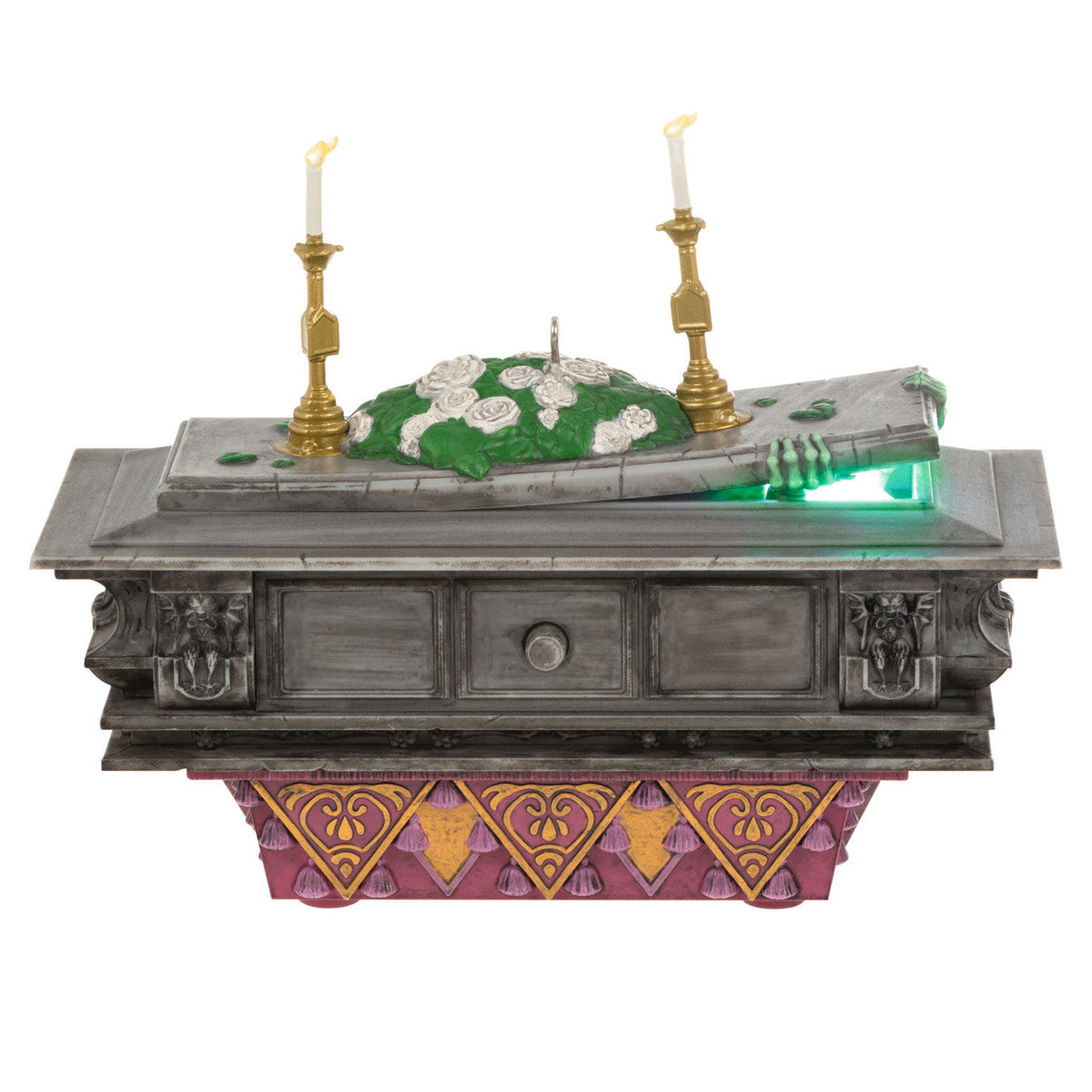 Disney The Haunted Mansion Collection The Coffin in the Conservatory Ornament With Light and Sound