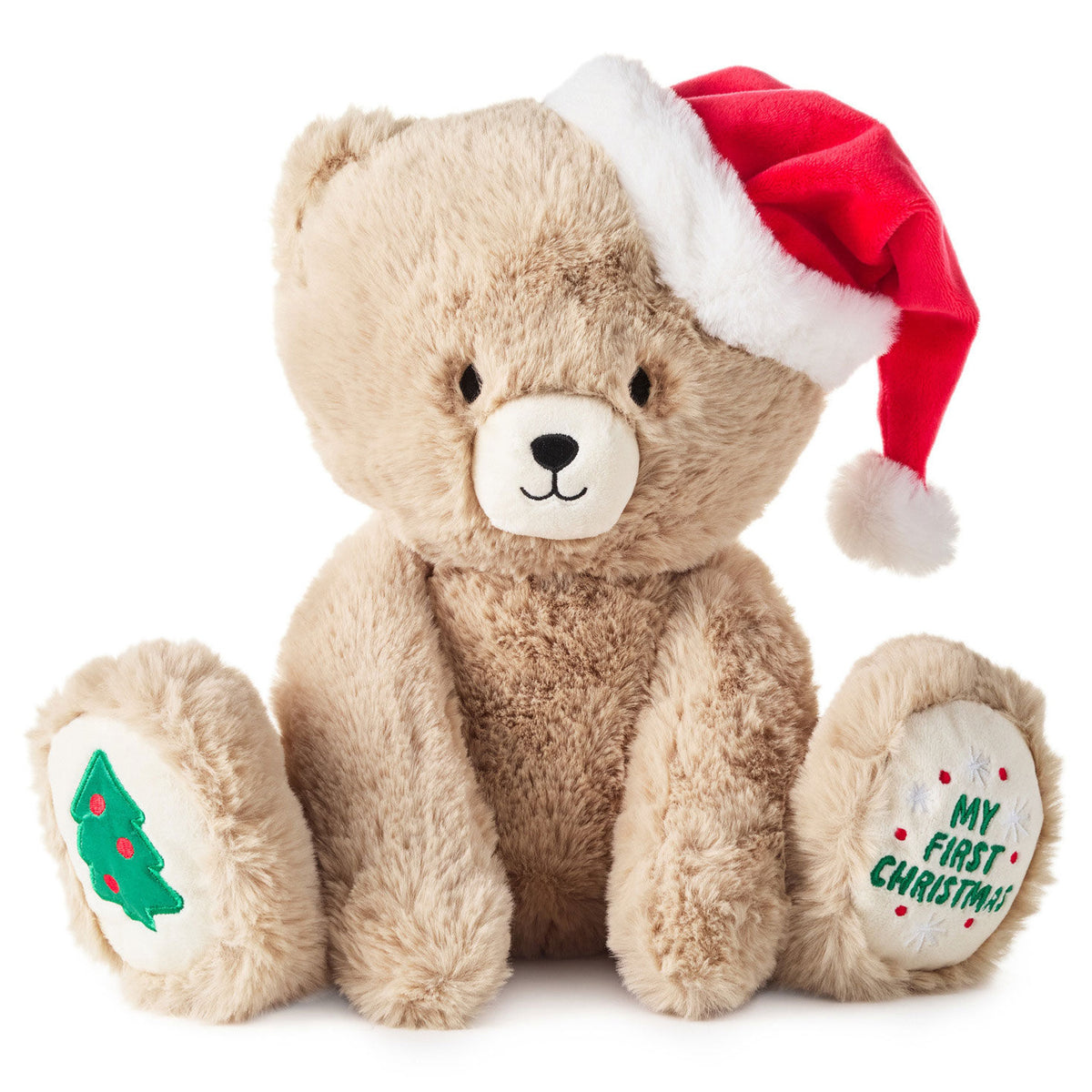 My First Christmas Teddy Bear Plush, 10"