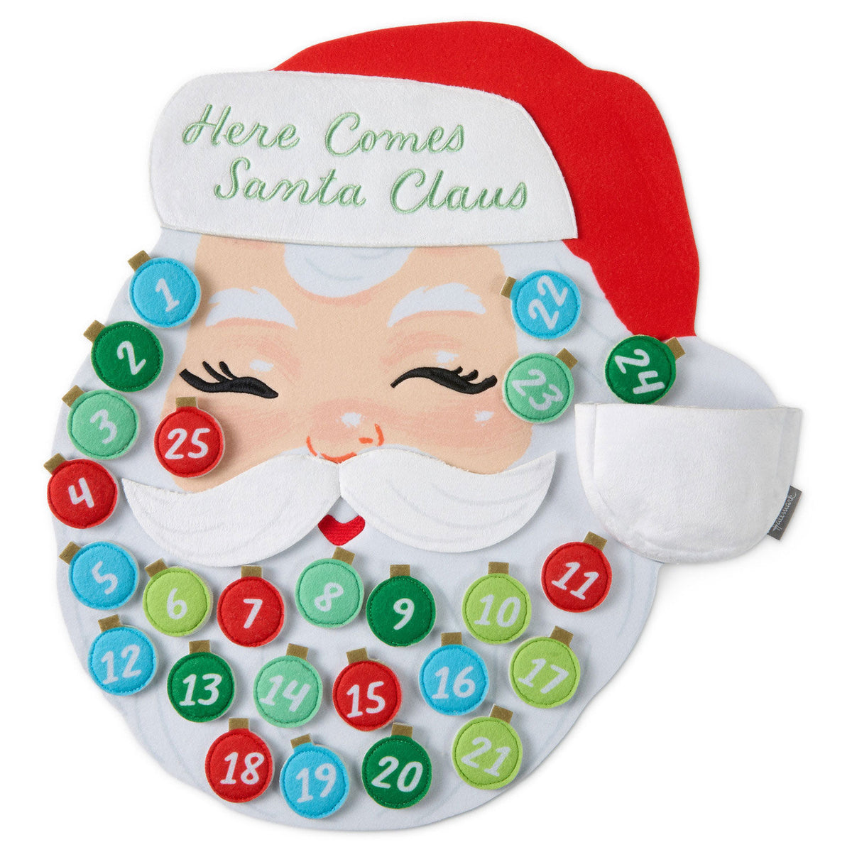 Here Comes Santa Claus Countdown Calendar