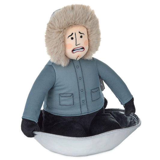 National Lampoon's Christmas Vacation™ Clark on Saucer Sled Plush With Sound and Motion