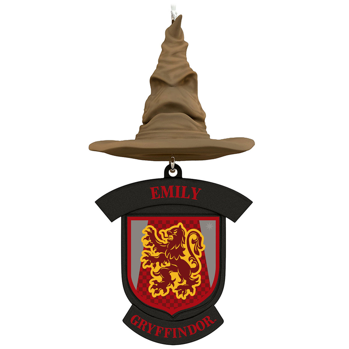 Harry Potter™ Sorting Hat Personalized Text Ornament, Gryffindor™