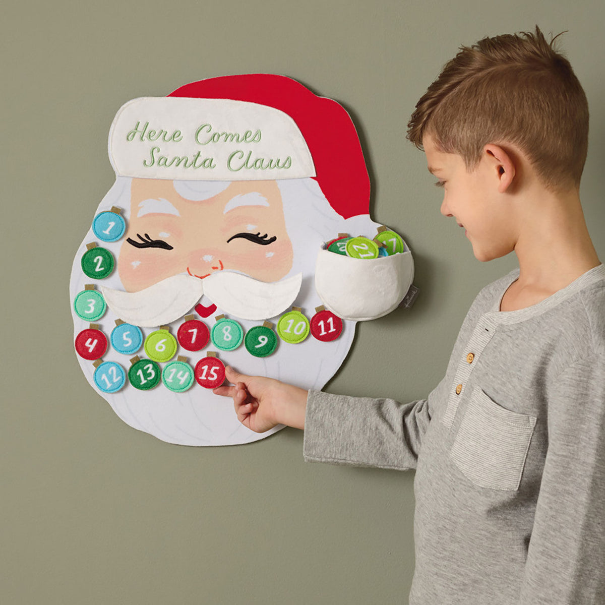 Here Comes Santa Claus Countdown Calendar