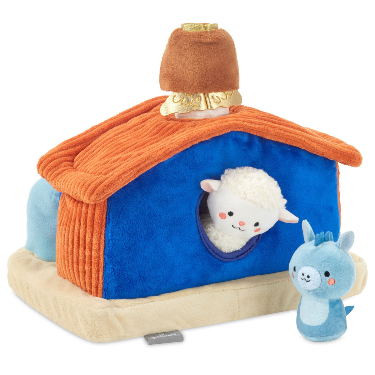 Nativity Scene Plush Toys, 7-Piece Set