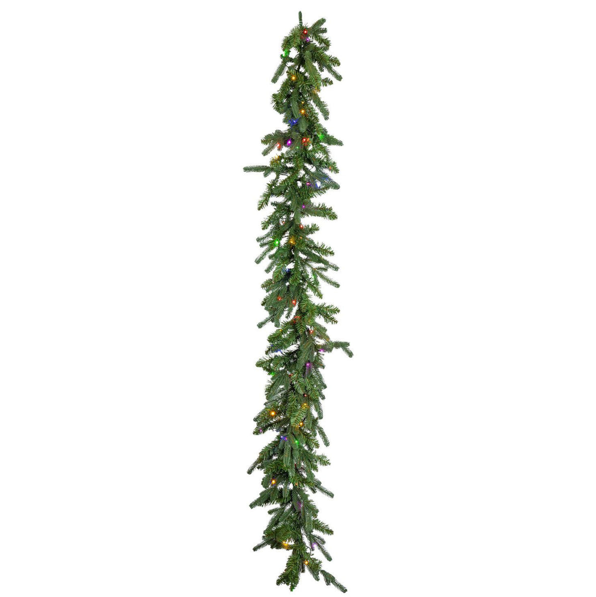 Natural Cut "Hallmark" Fir Garland 9' x 12" 200 LED Lights