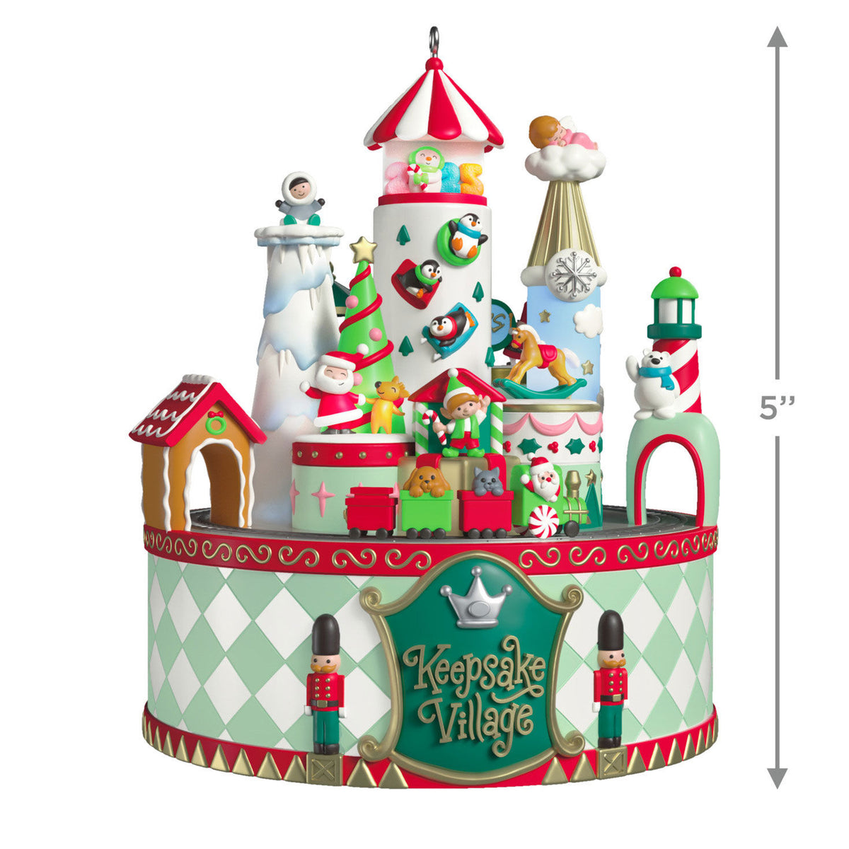 Keepsake Village Musical Ornament With Light and Motion