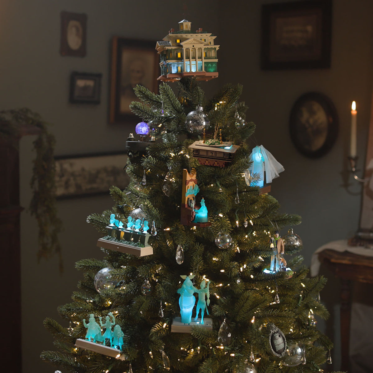 Disney The Haunted Mansion Collection Madame Leota Ornament With Light and Sound