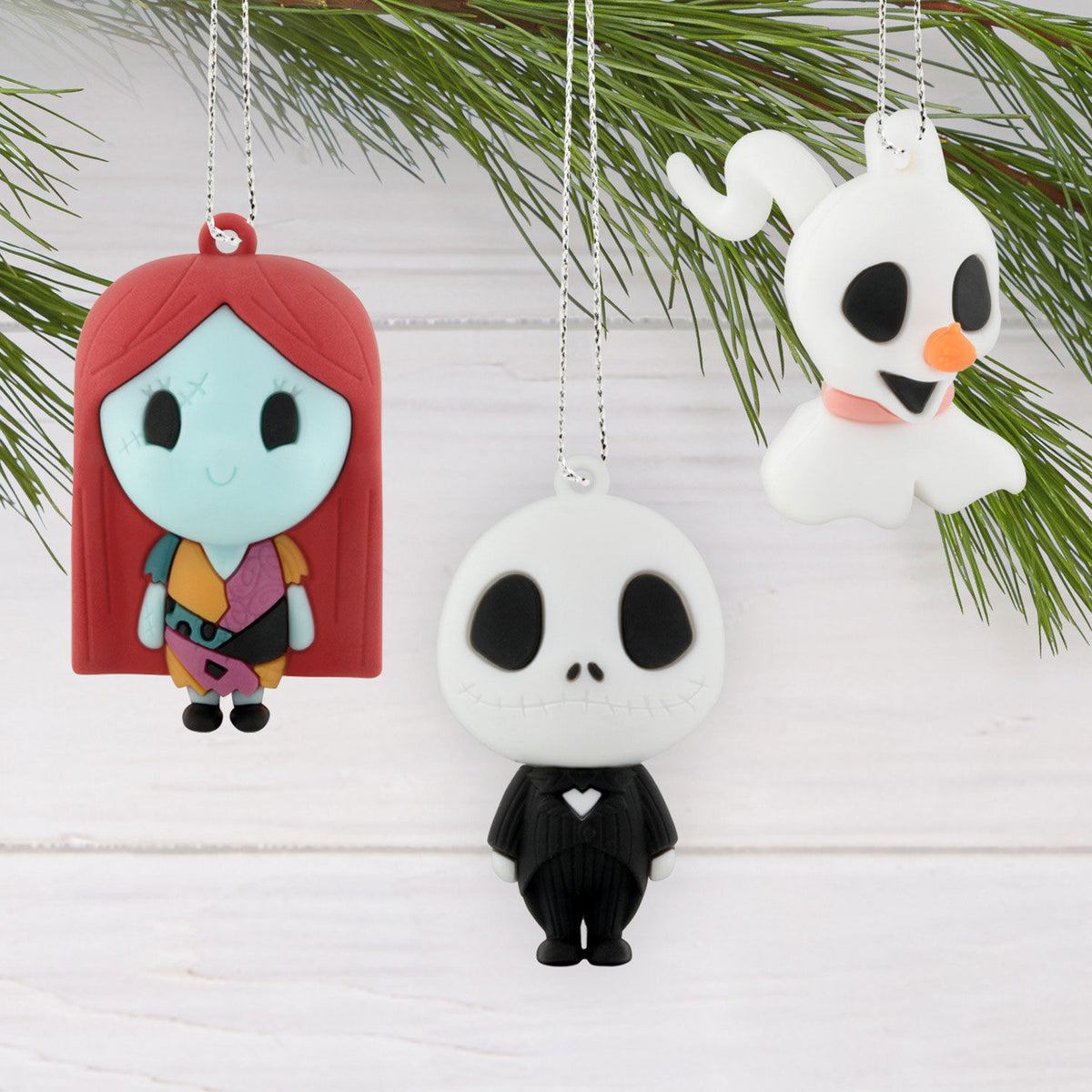 Disney Tim Burton's The Nightmare Before Christmas Hallmark Countdown Calendar Box With 12 Mini Ornaments