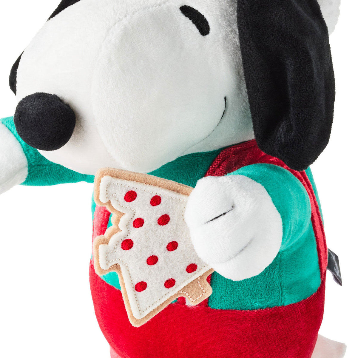 Peanuts® Santa Snoopy With Cookie Plush With Sound and Motion, 12"