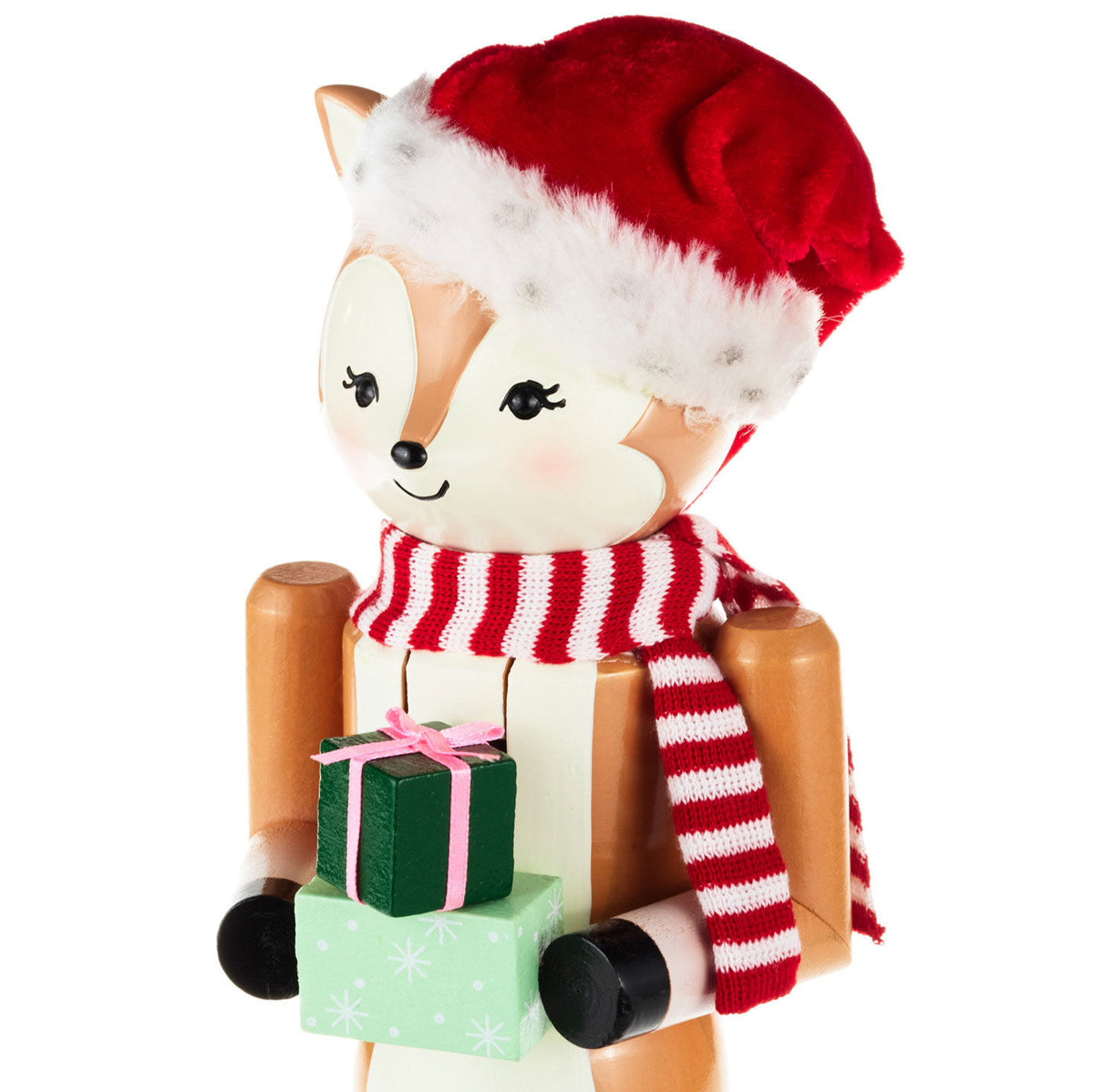 Reindeer Countdown Nutcracker Figurine, 15.5"
