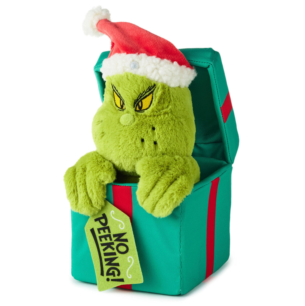Dr. Seuss's How the Grinch Stole Christmas!™ Peekbuster Plush With Motion-Activated Sound, 10"
