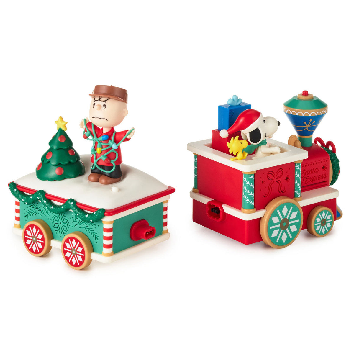 Peanuts® Santa Express Tabletop Decoration With Light, Sound and Motion
