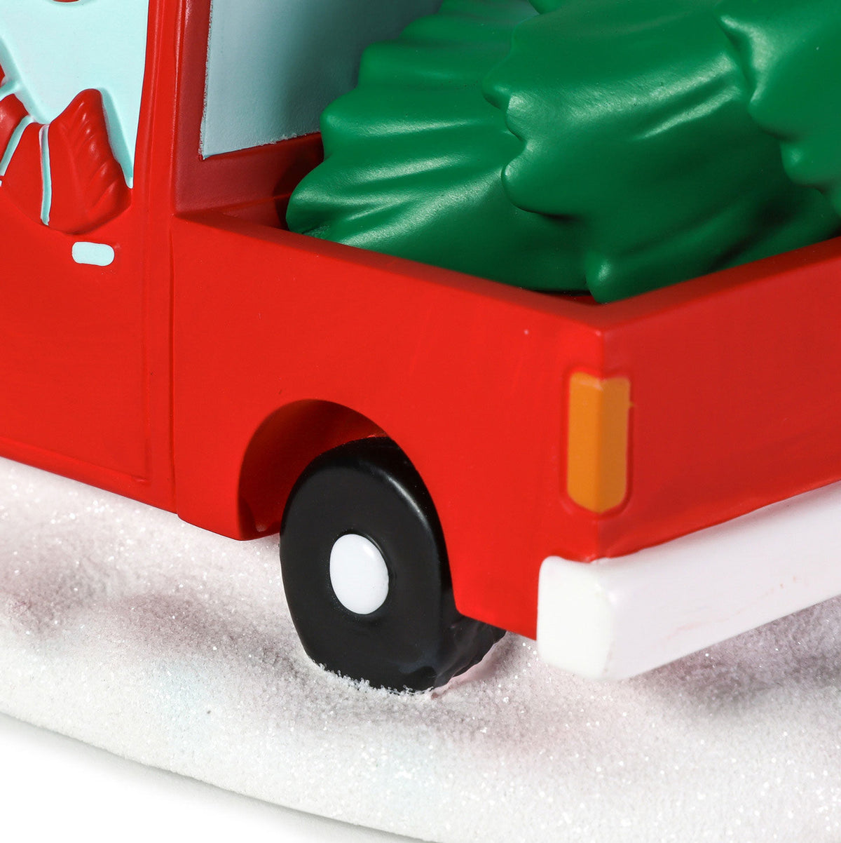 Magic Snowman Village Red Truck Tabletop Decoration, 3"